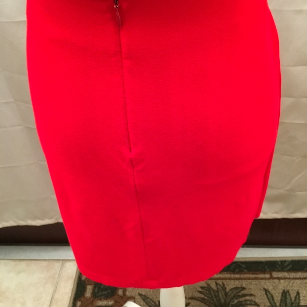 Cache Pleated Mini Red Ruched Skirt size XSP - Picture 5 of 10